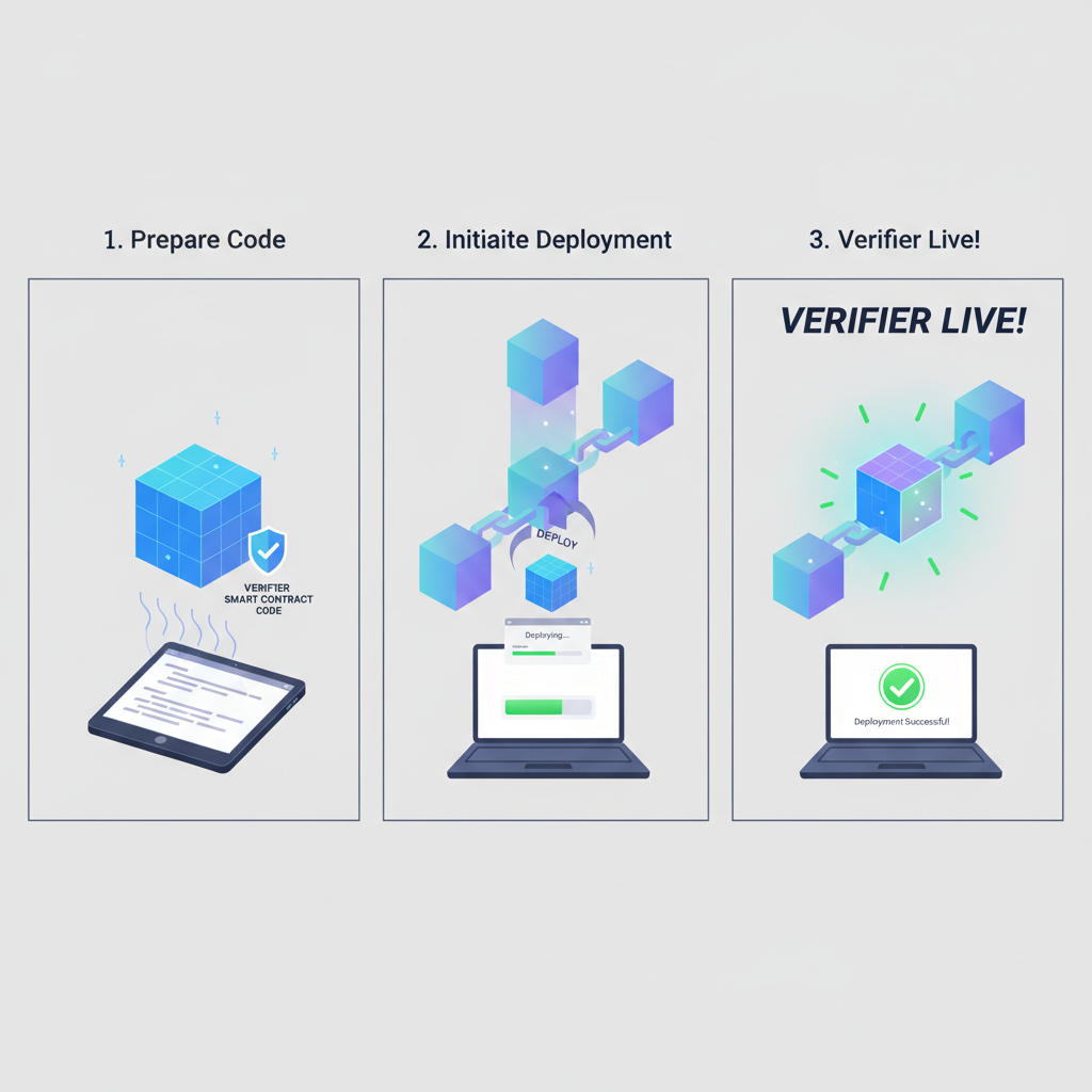 deploying verifier smart contract code holographic blockchain deploy