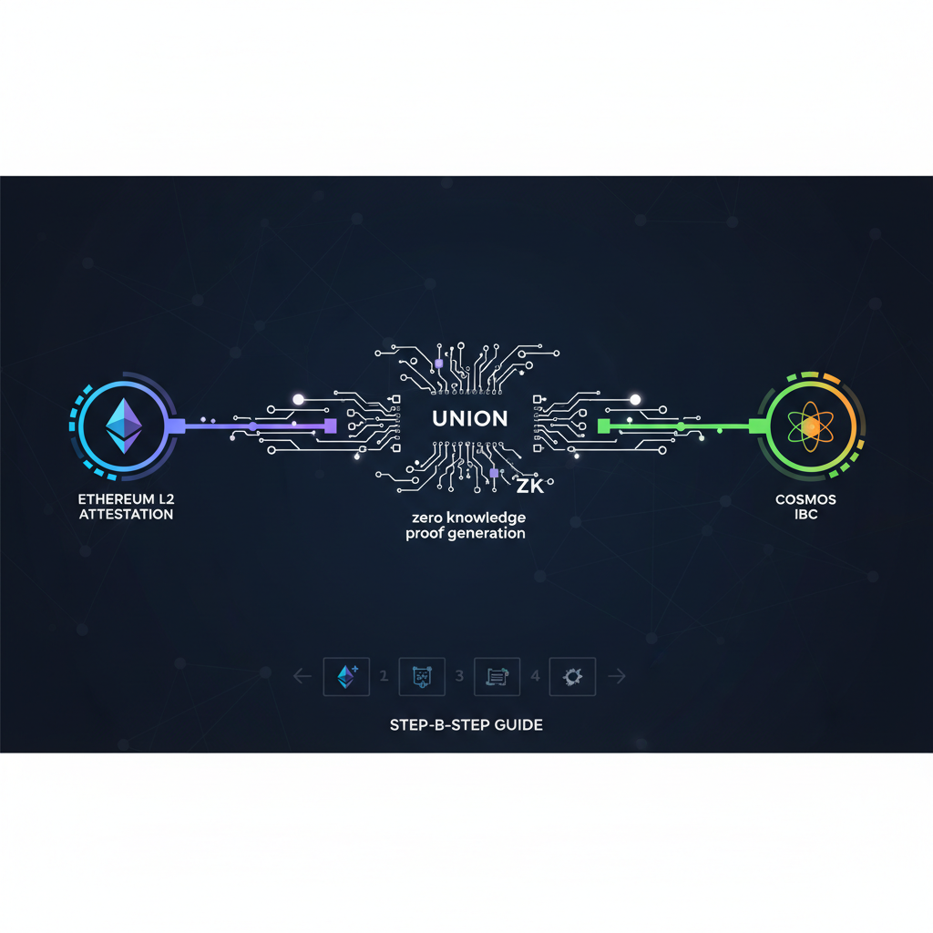 /ar 16:9 zero knowledge proof generation union zk ethereum l2 attestation cosmos ibc, glowing proof circuits, high tech abstract