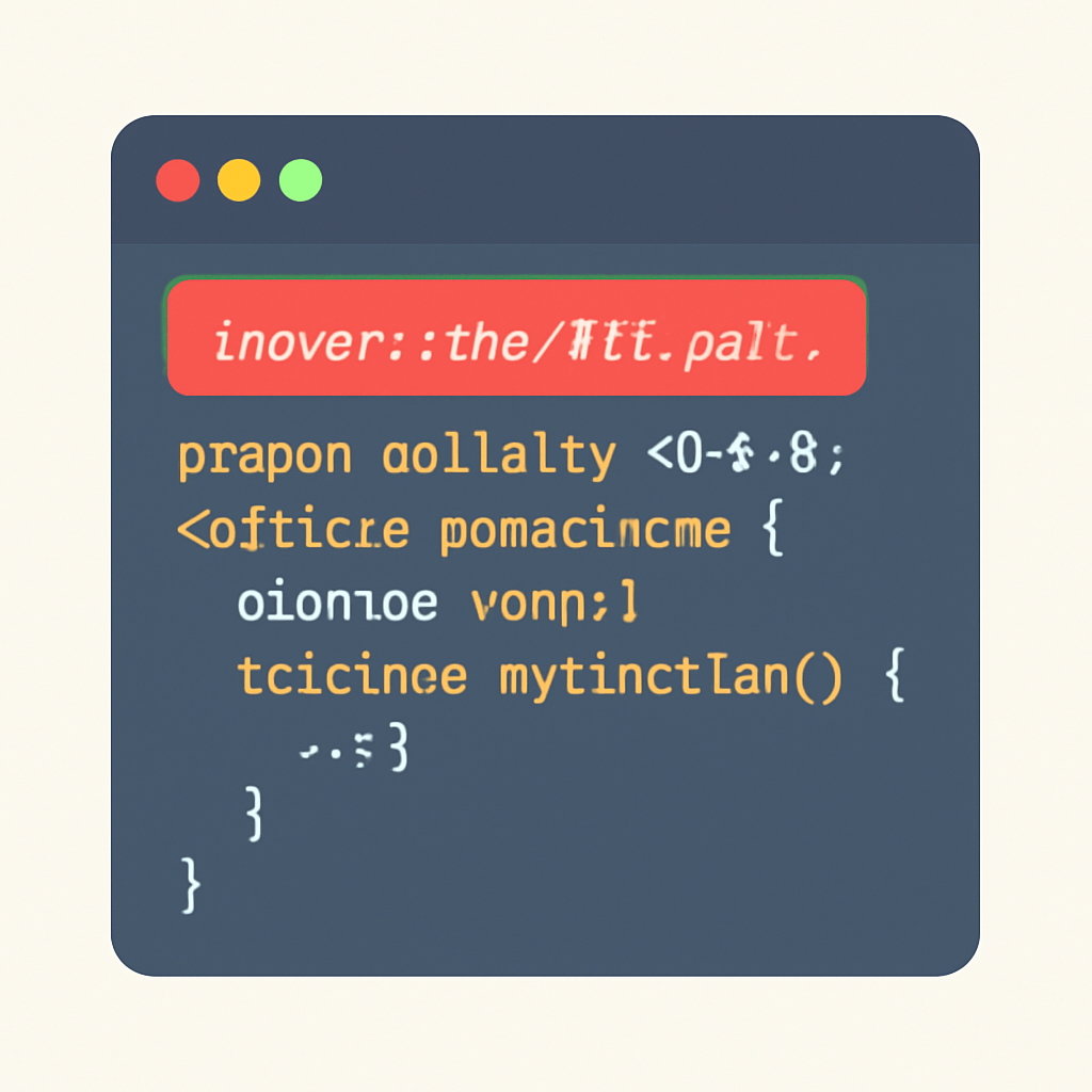 A Solidity code editor with the FHE library import statement highlighted at the top.