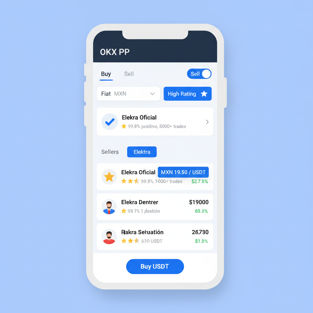 okx p2p screen filter elektra sellers high rating mexico pesos realistic mobile