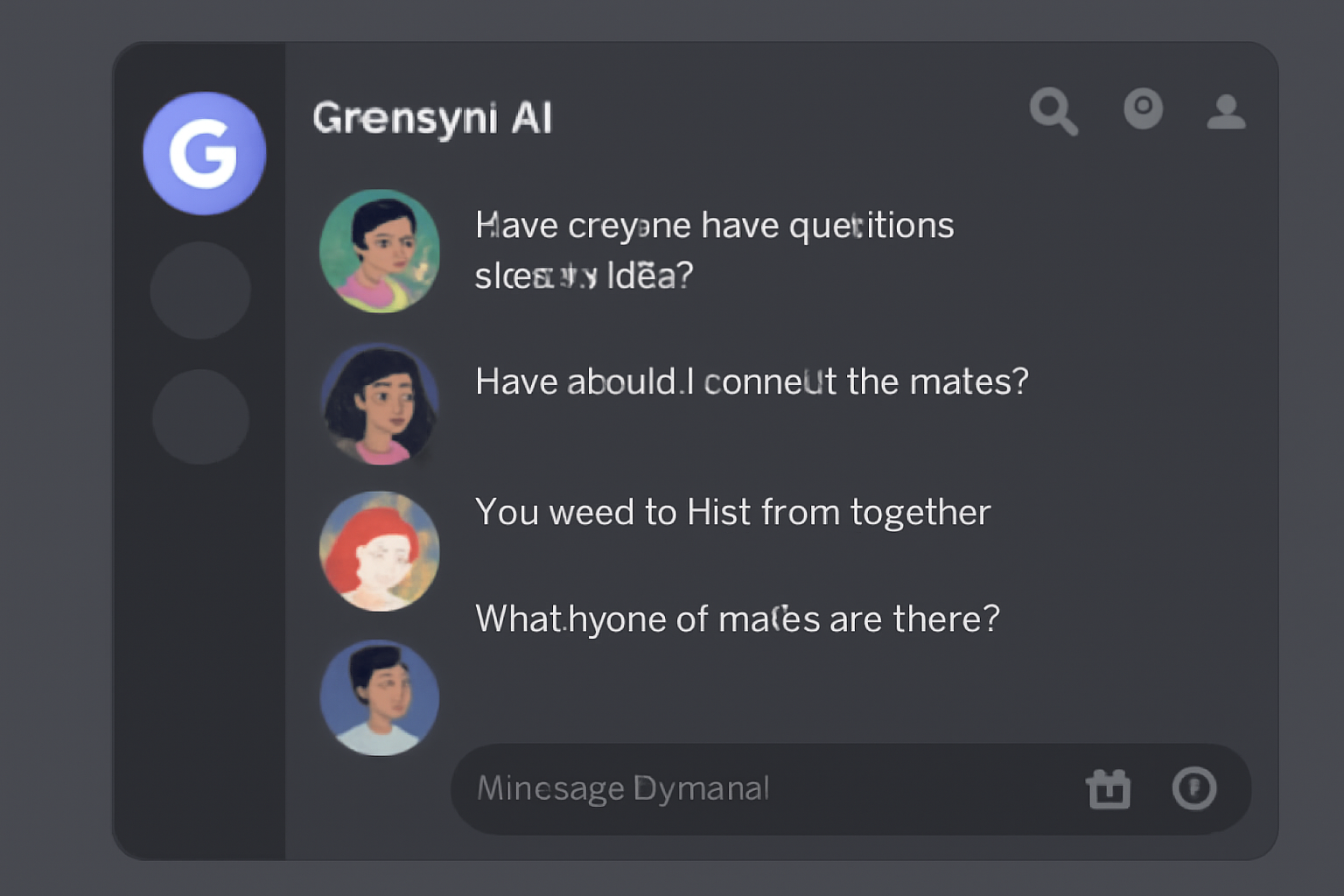 discord chat interface with gensyn ai community, people discussing nodes