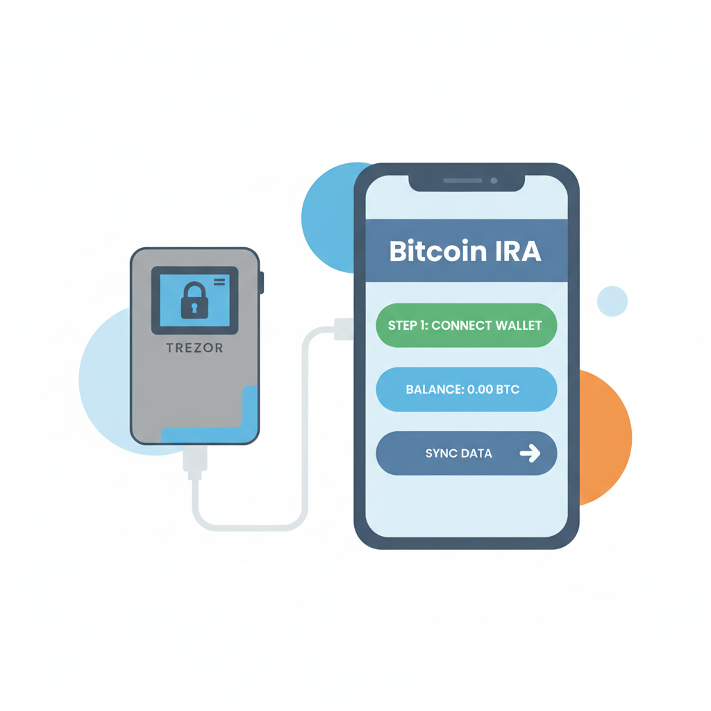 ledger trezor hardware wallet connected to bitcoin ira app