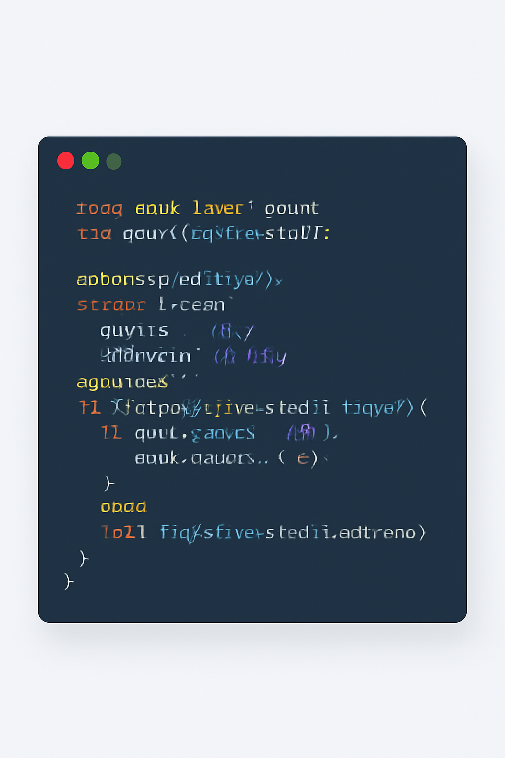 A code editor window with highlighted Cairo syntax, snippets of game logic, and Dojo framework references. Clean, developer-friendly aesthetic.