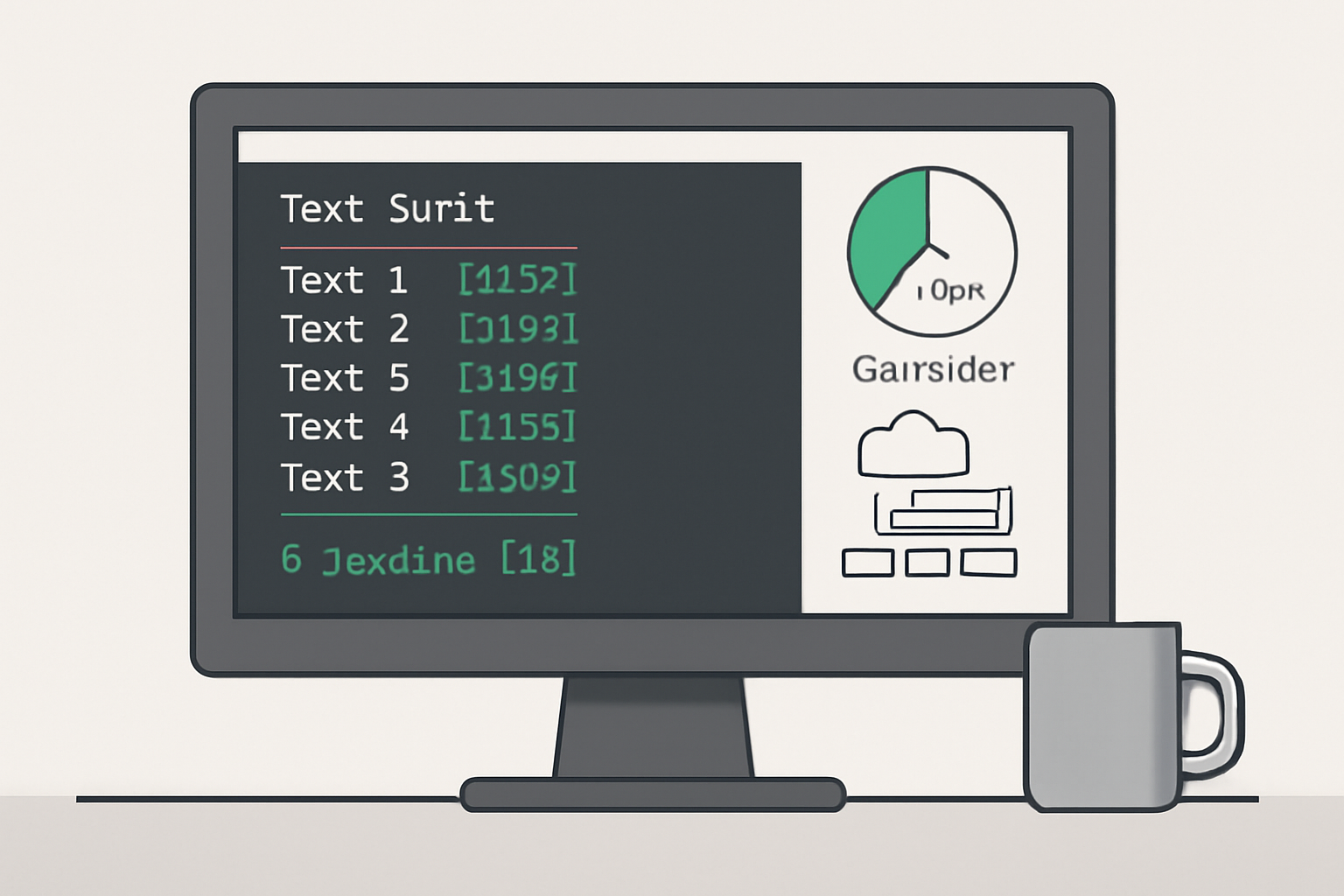 test suite running in CLI with green pass checks, graphs of coverage 95%, Dojo ECS diagrams, professional dev setup