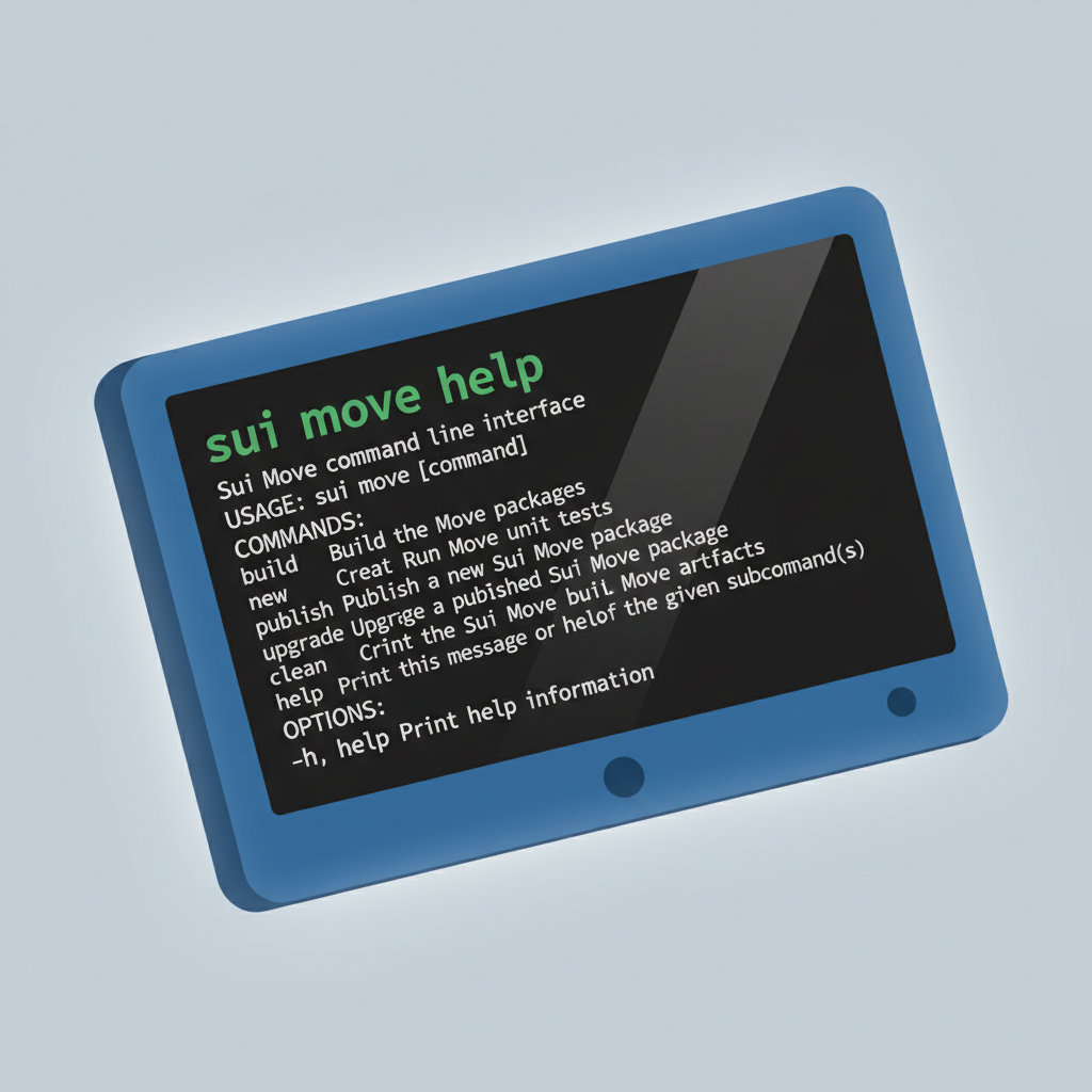 developer terminal displaying sui move help command output