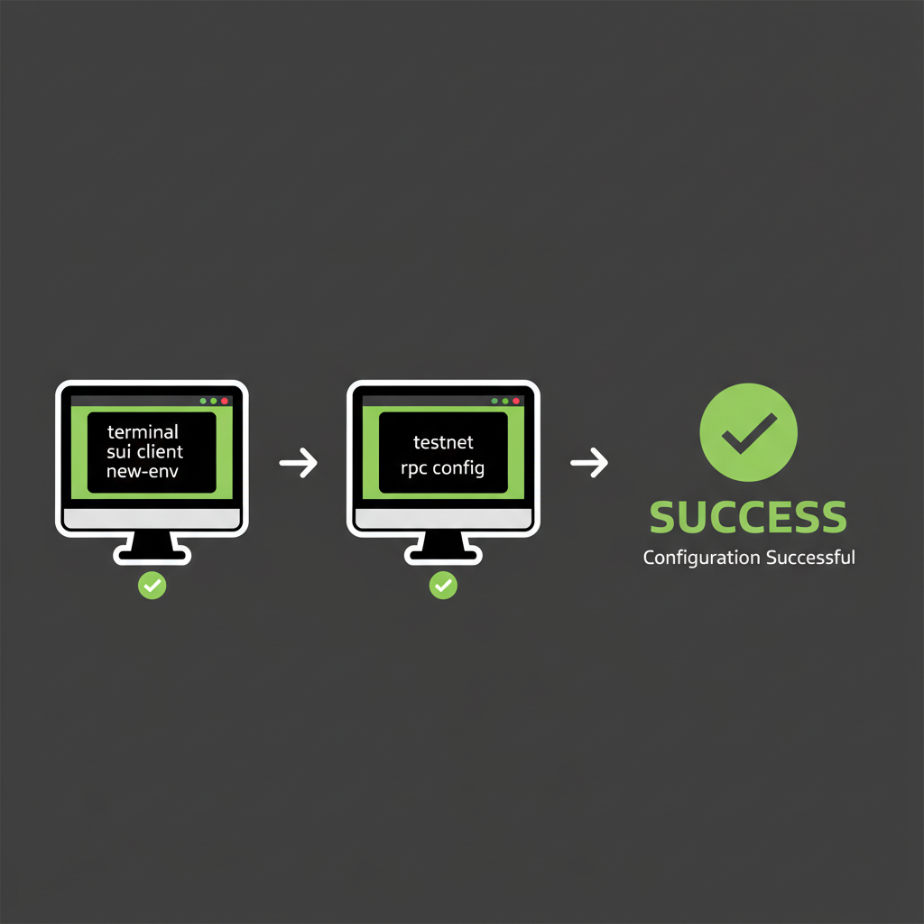 terminal sui client new-env testnet rpc config success