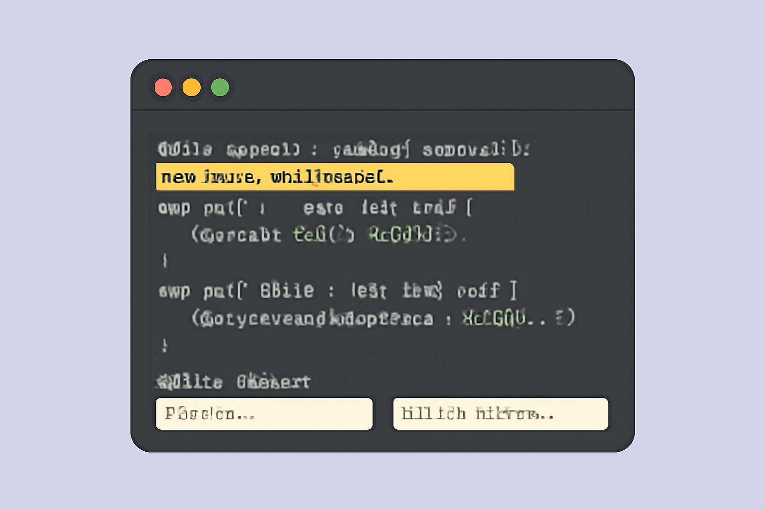 Code editor displaying Express.js code with highlighted middleware integration and wallet address fields.