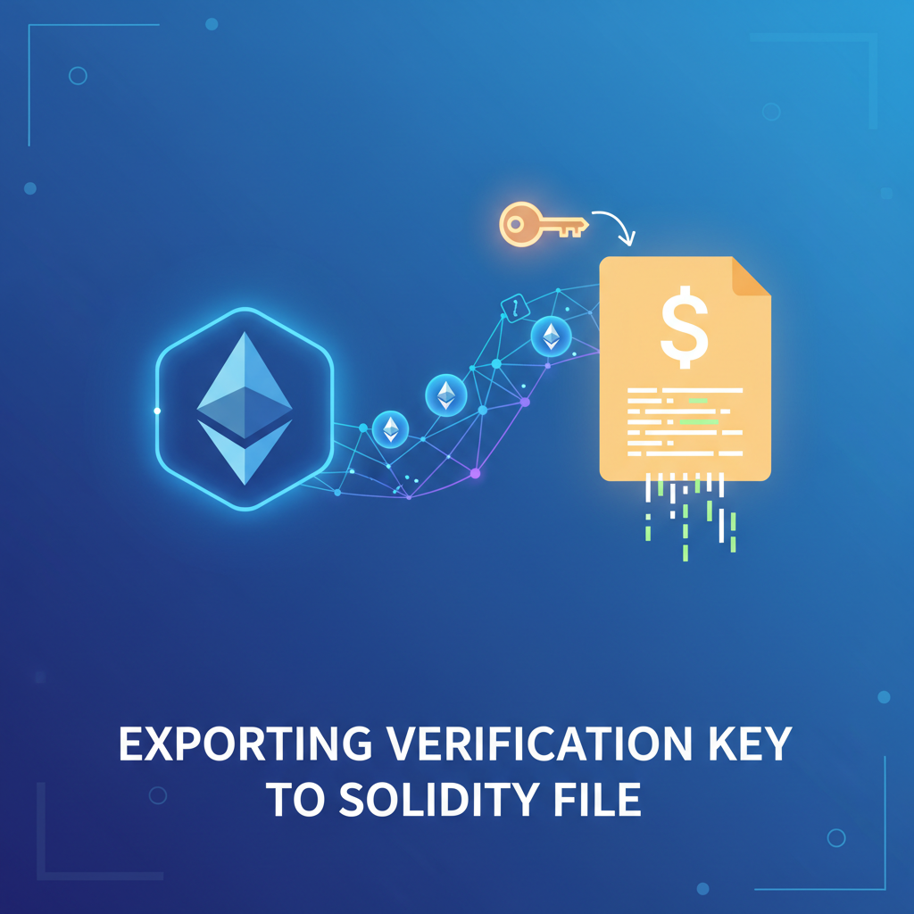 exporting verification key to solidity file, ethereum icons glowing