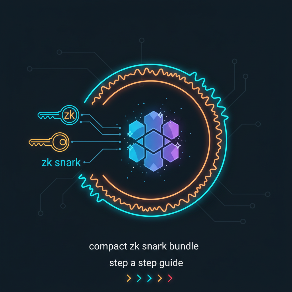 sparkling small proof file and keys icons, compact zk snark bundle, neon shine