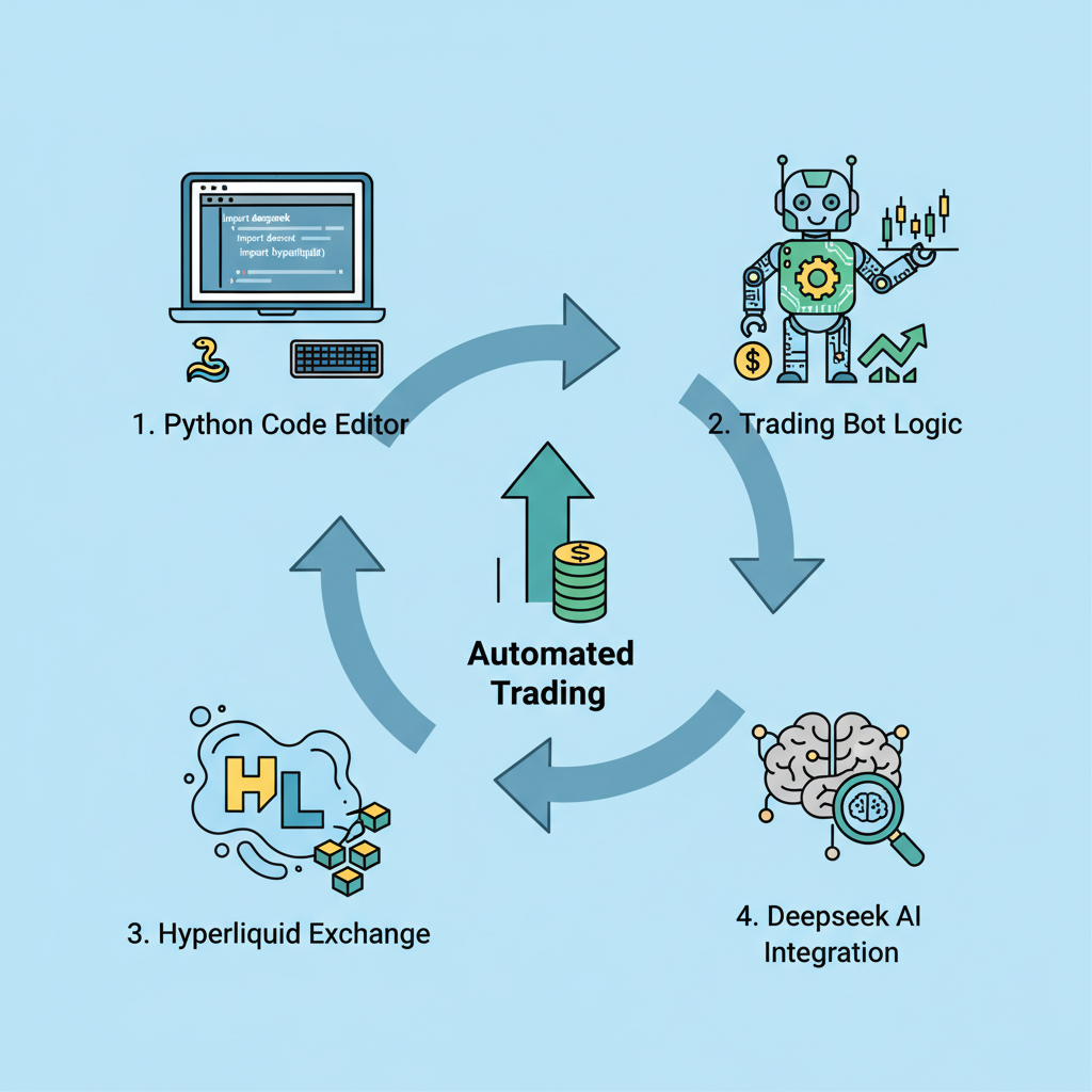python code editor trading bot hyperliquid deepseek integration