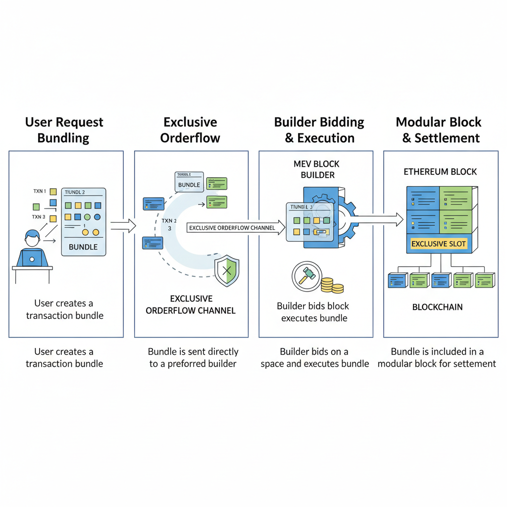 bundled exclusive transaction flows in modular Ethereum MEV auction
