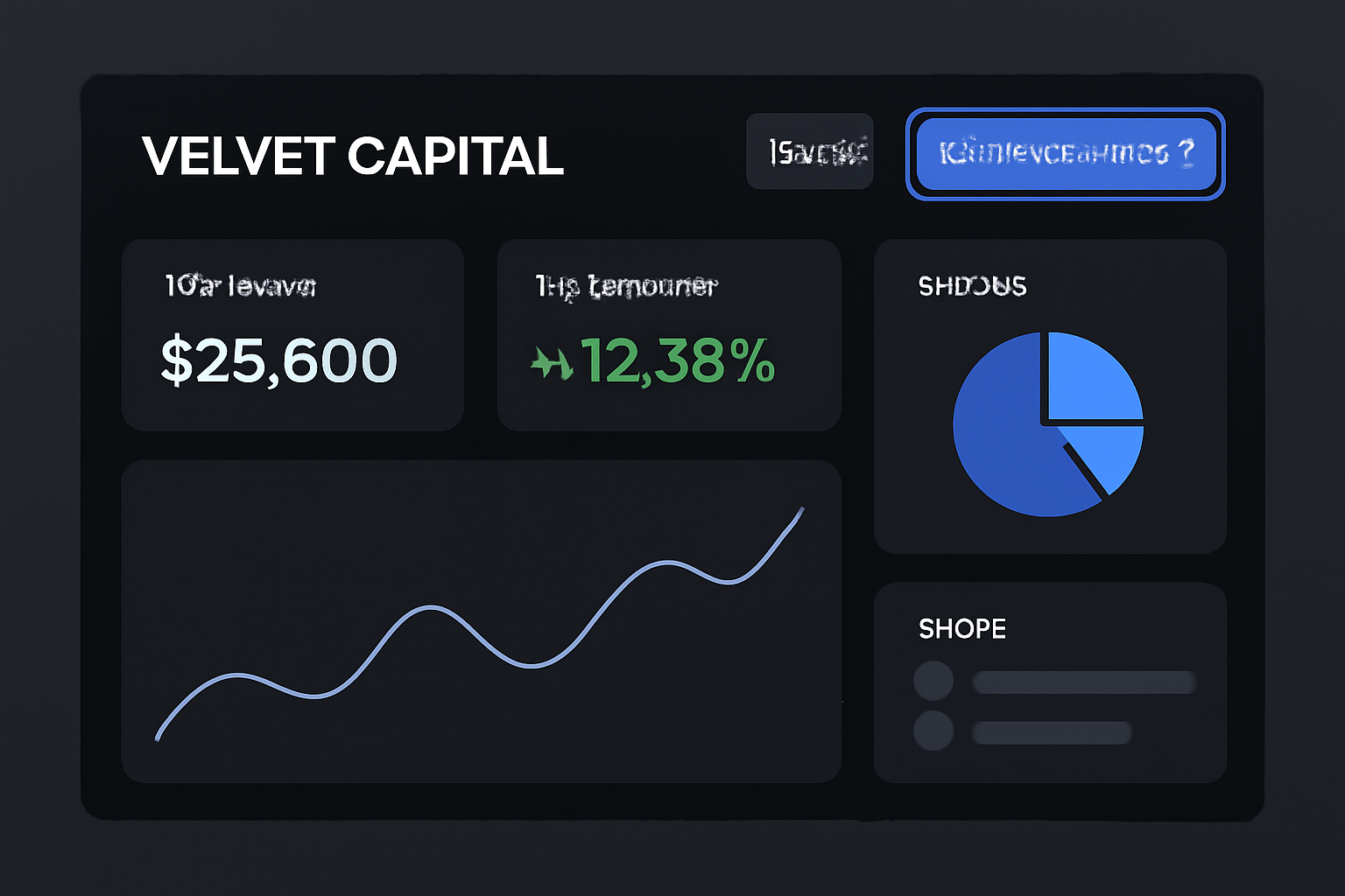 modern DeFi dashboard Velvet Capital, connect wallet button highlighted, Base network selector, sleek dark UI