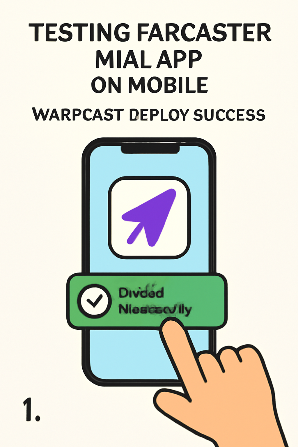 testing farcaster mini app on mobile warpcast deploy success