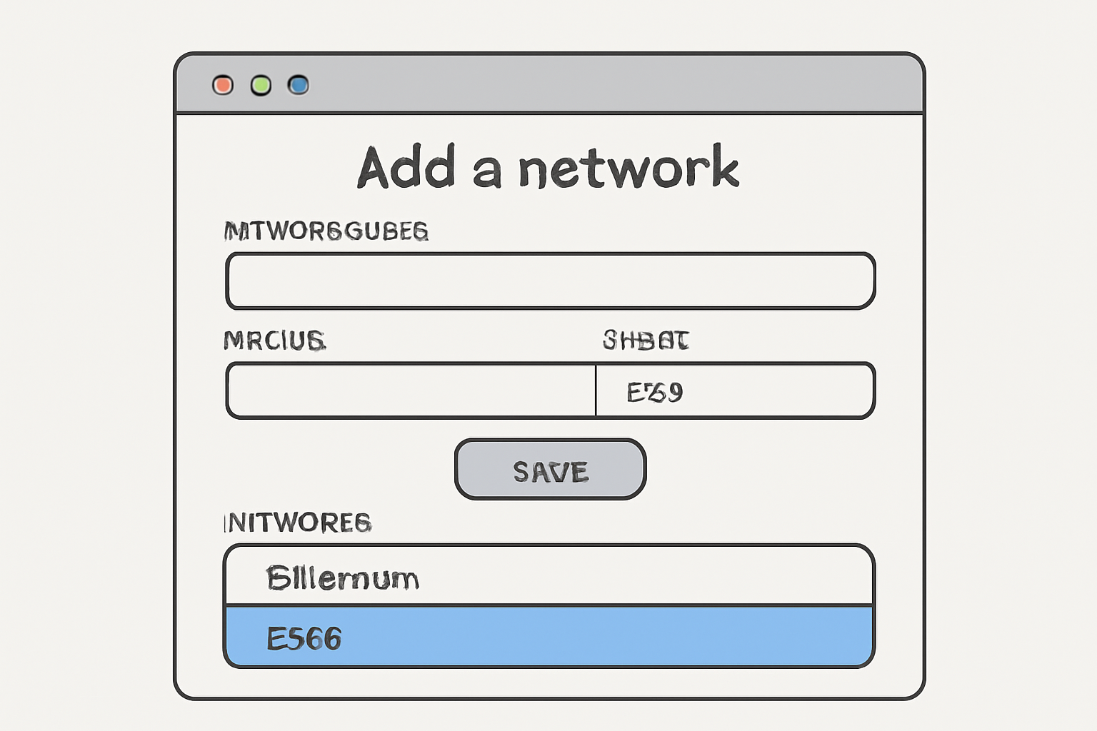a browser window showing network settings being added to a crypto wallet, with Base network highlighted