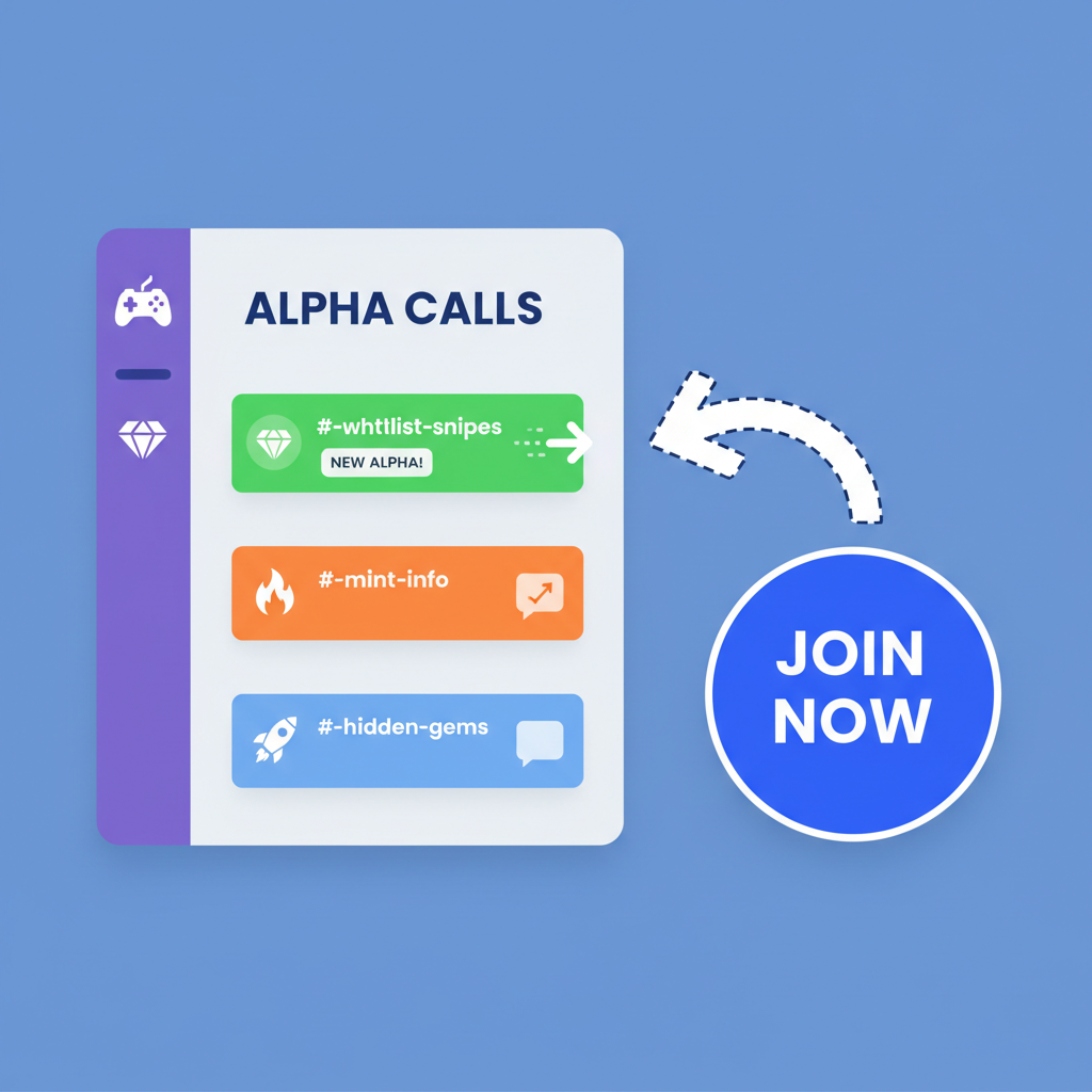 active Discord server channels for NFT alpha calls