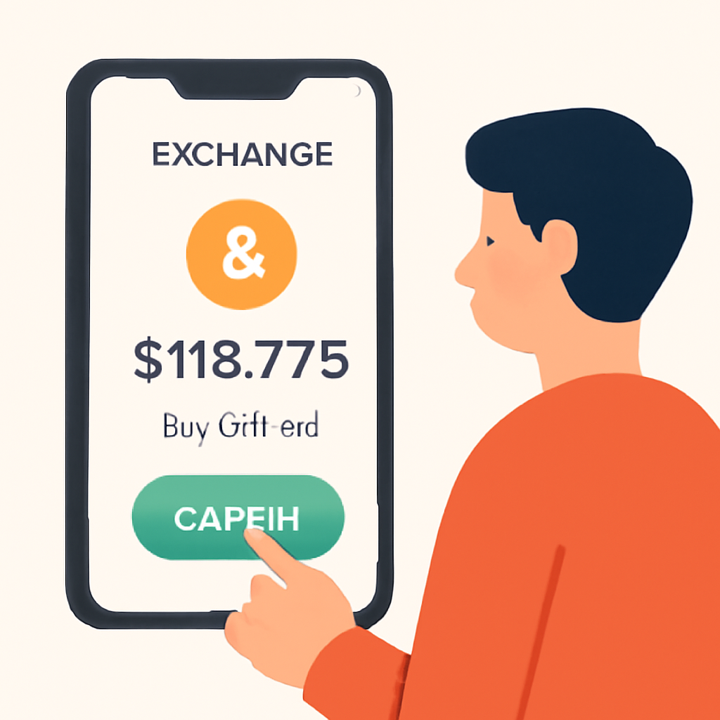 A user confirming a Bitcoin purchase at $118,775 on a sleek exchange app interface.