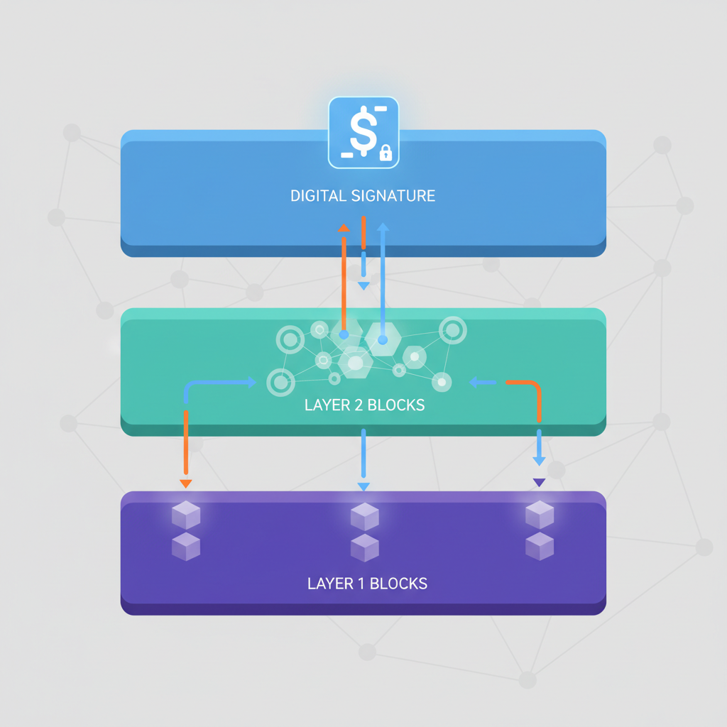 digital signatures bridging multiple blockchain layers abstractly