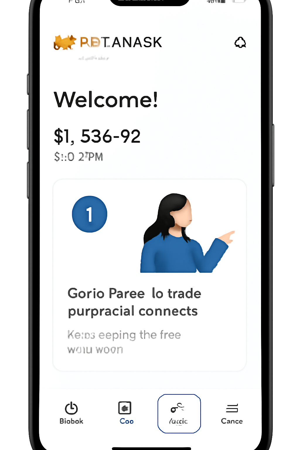 A smartphone displaying the MetaMask Mobile home screen with the 'Perps' tab highlighted, clean interface, modern style