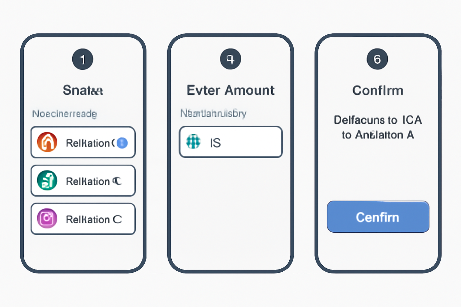 A mobile wallet interface showing the staking process: selecting a validator, entering the amount of SOL, and confirming the delegation, with a focus on clarity.