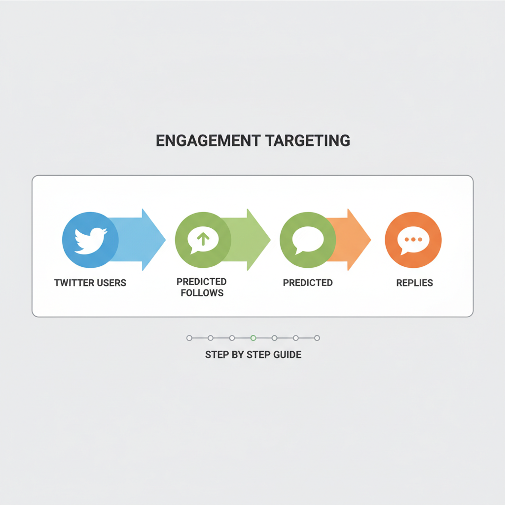 engagement targeting dashboard arrows pointing twitter users predicted follows replies