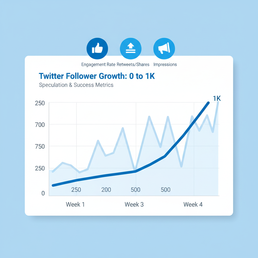 growth tracking chart twitter followers 0 to 1k speculation graph overlay success metrics