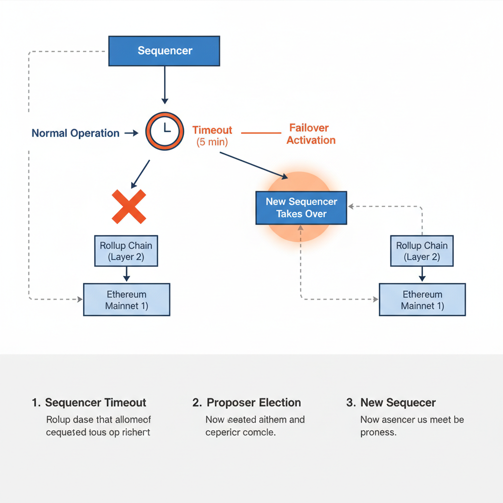 failover activation diagram sequencer timeout Ethereum rollups