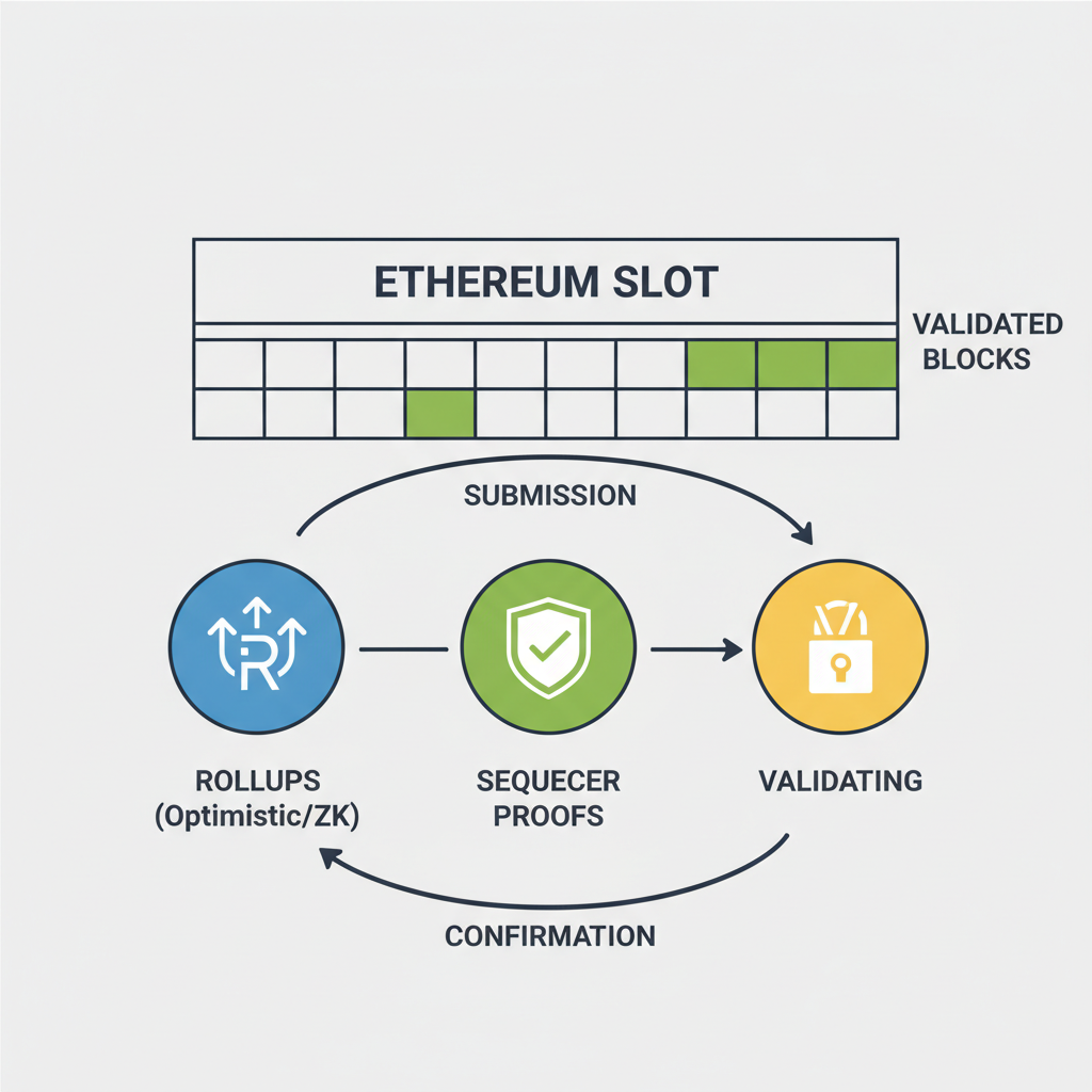 diagram Ethereum slots validating sequencer proofs rollups
