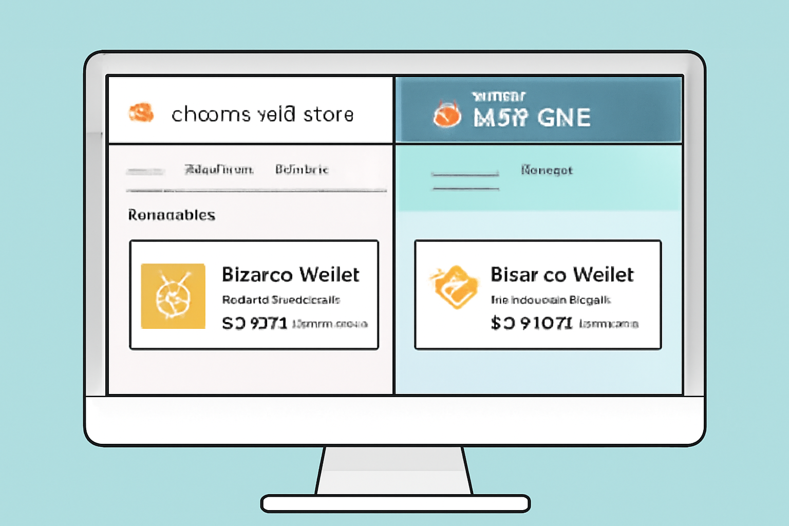A computer screen displaying the Chrome Web Store and Firefox Add-ons page side by side, with the Binance Wallet Extension highlighted.