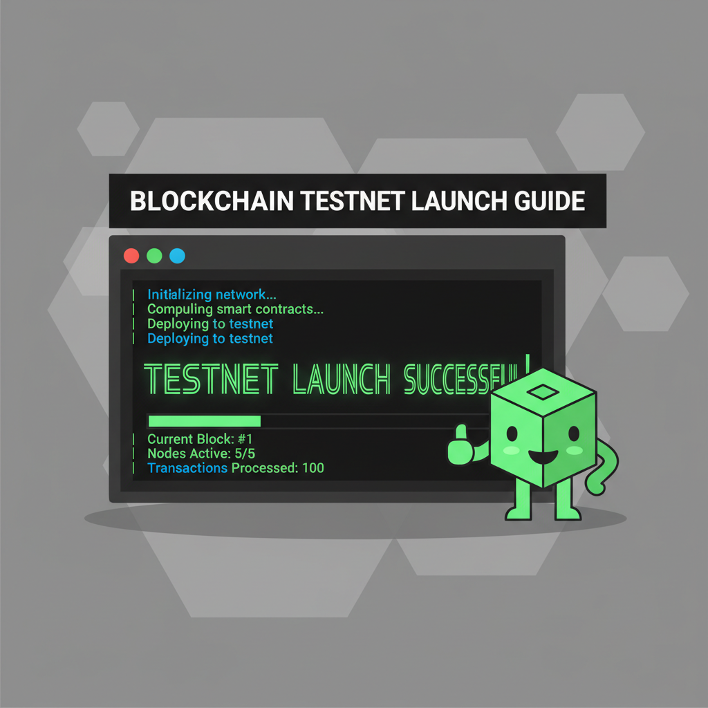 blockchain testnet launching success terminal