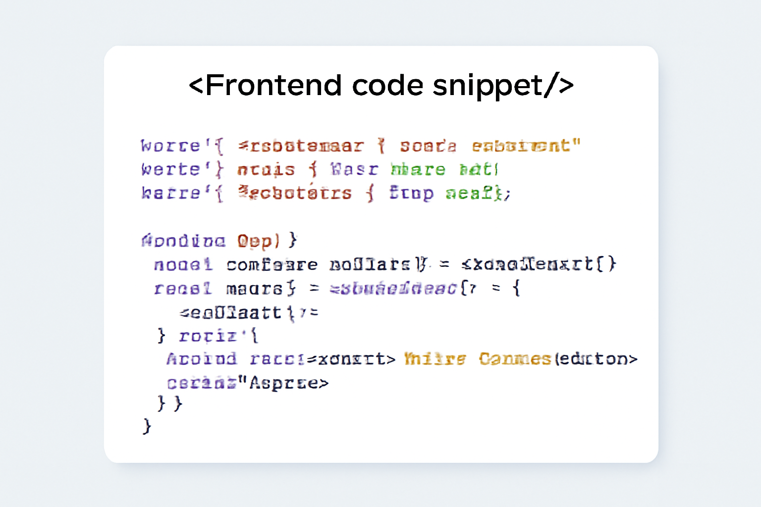 Frontend code snippet with upgrade button, wallet connect, and Web3 hooks