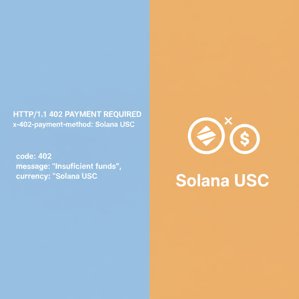 code snippet HTTP 402 response x402 header Solana USDC minimalist
