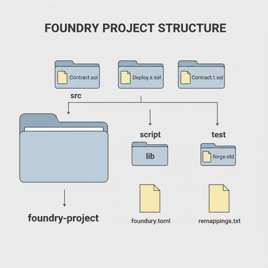 foundry project folder structure ethereum dev setup