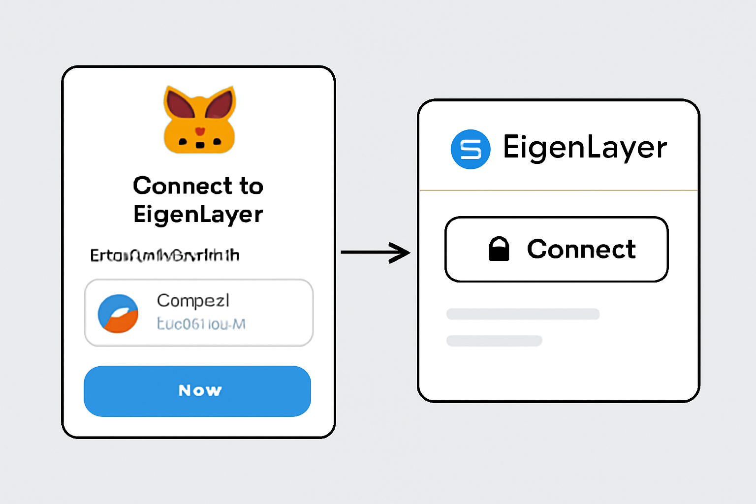 MetaMask wallet popup connecting to EigenLayer app, secure crypto interface