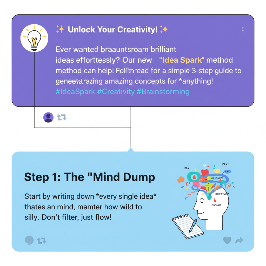 Twitter pinned tweet example with engaging thread and visuals