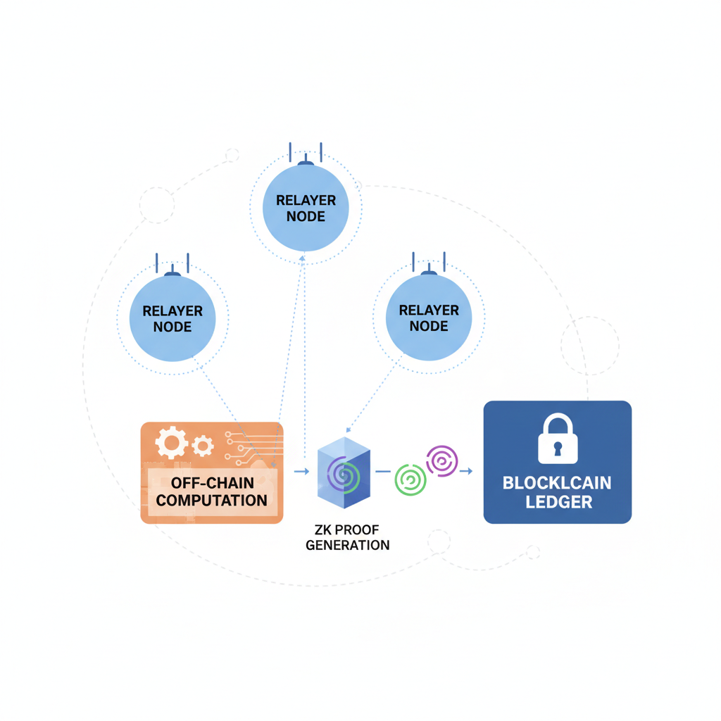 decentralized relayer nodes generating zk proof offchain