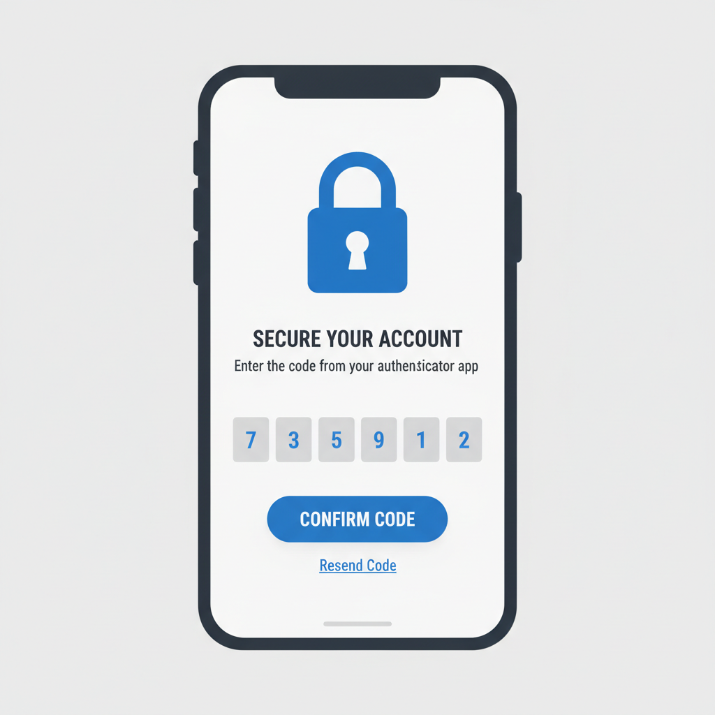 secure 2fa confirmation screen on crypto betting app with padlock icon