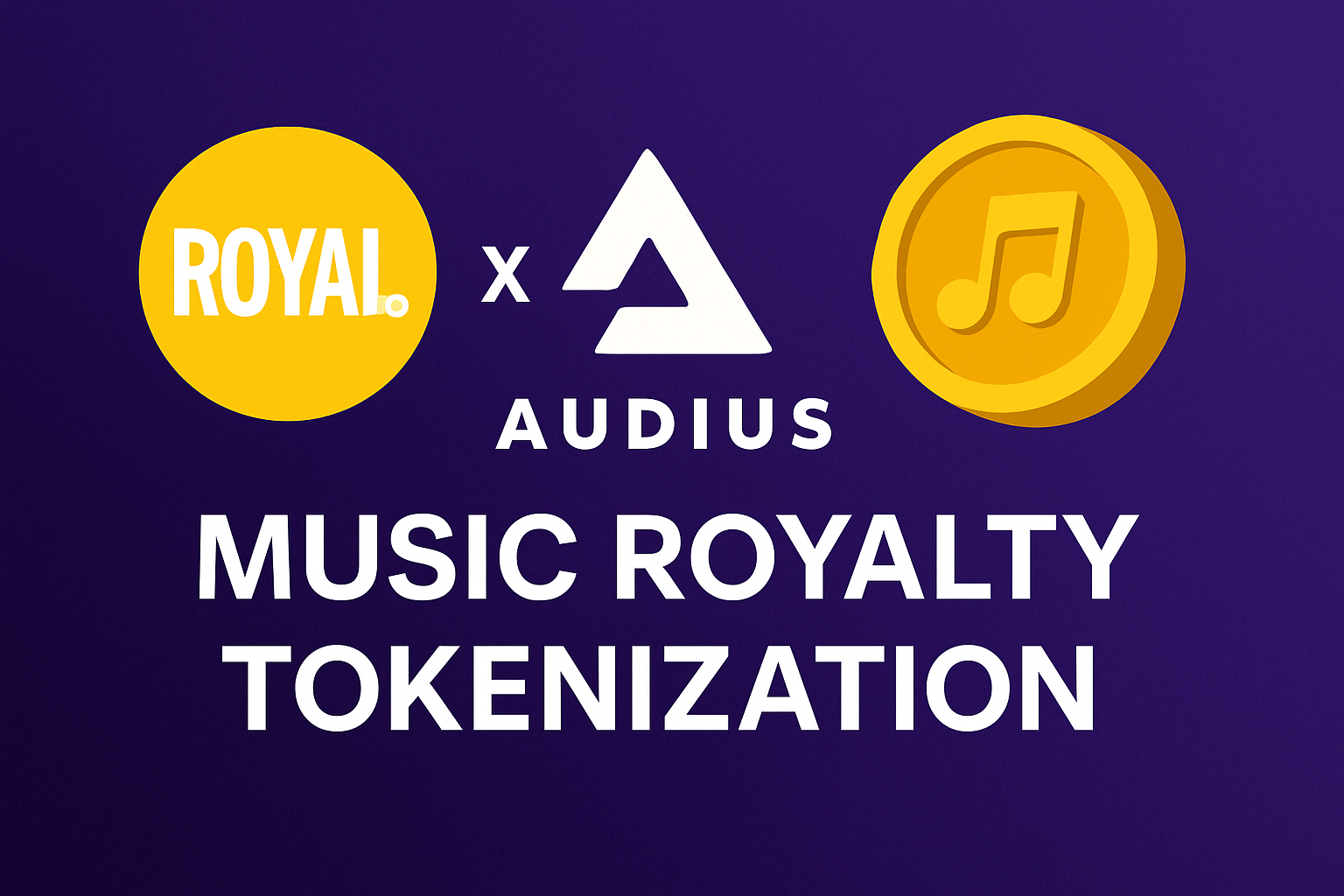 Royal.io Audius music royalty tokenization