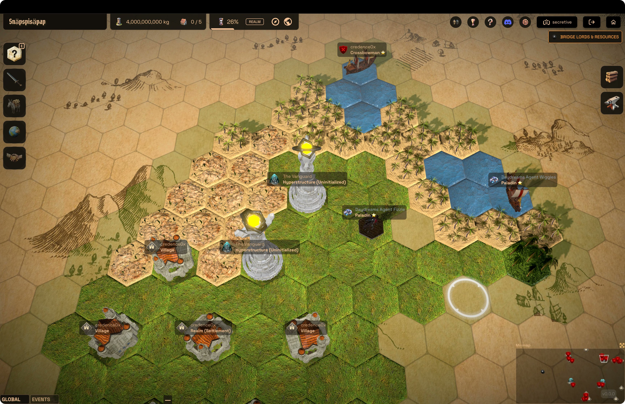 Pharaoh Starknet empire builder game image