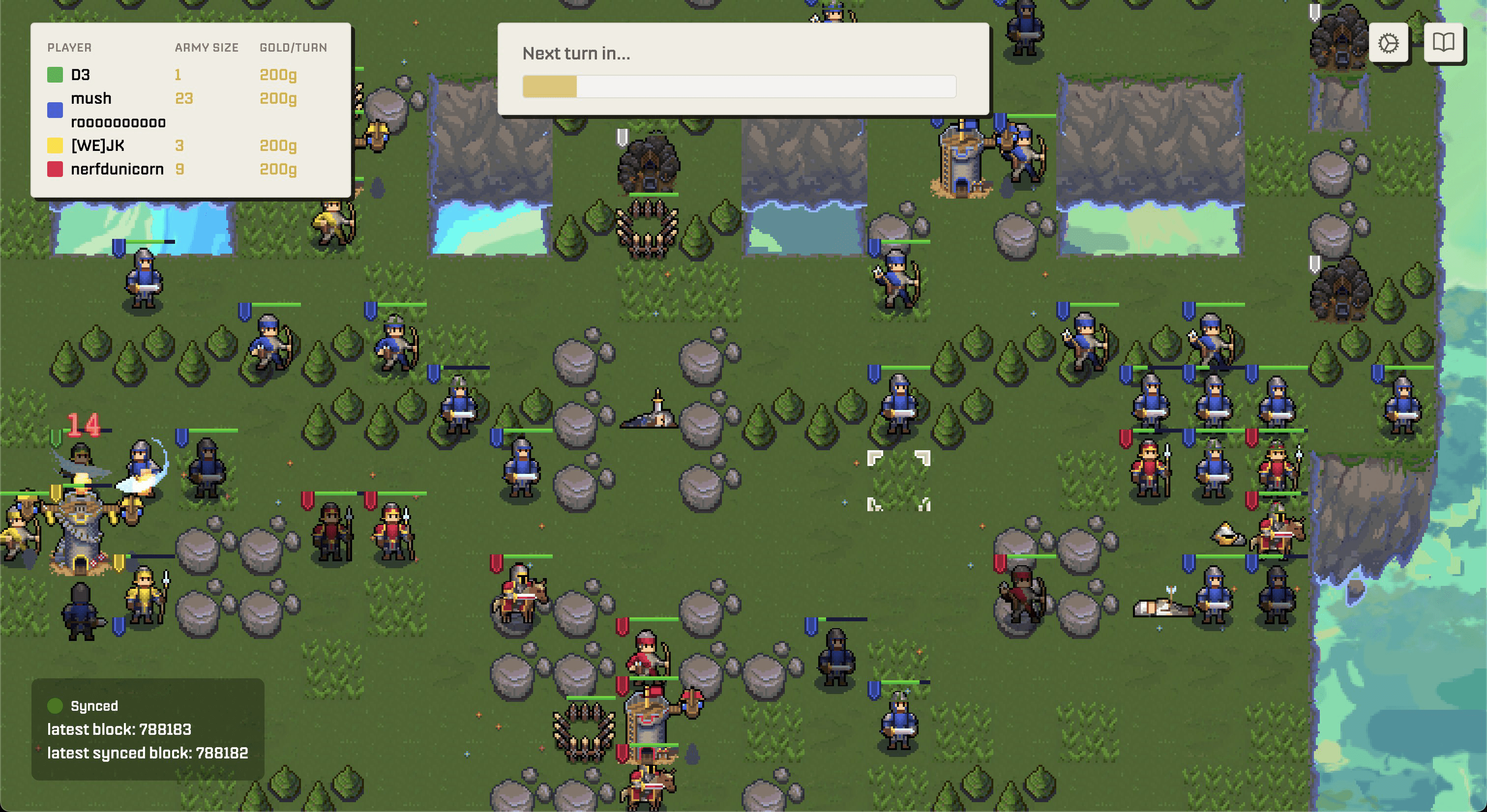 Sky Strife onchain game screenshot