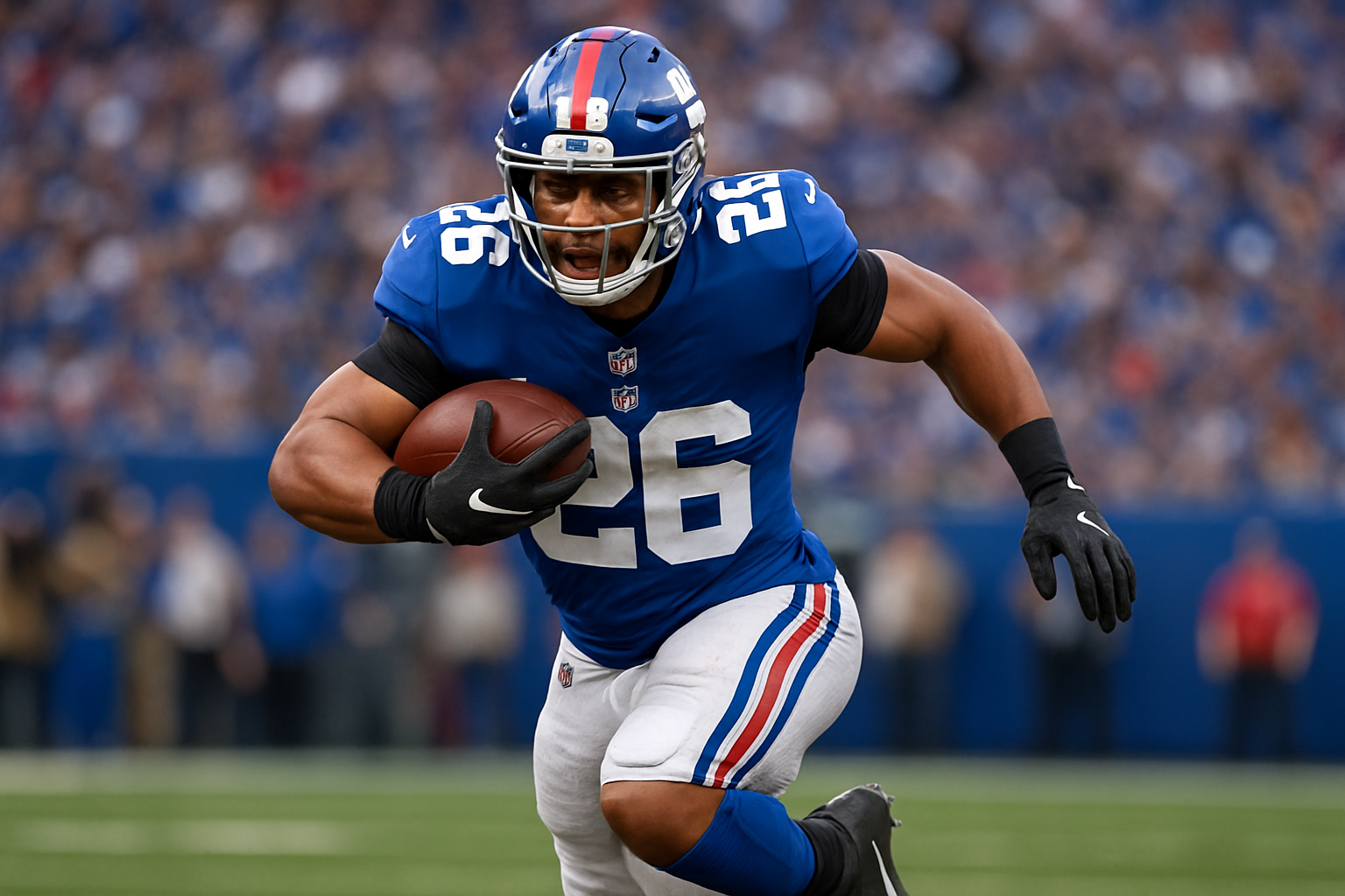 Saquon Barkley rushing