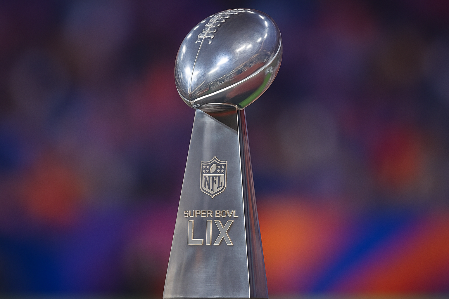 Super Bowl LIX trophy