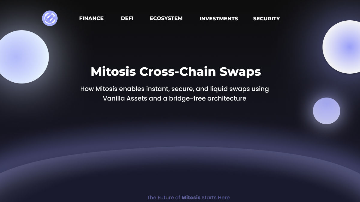 Mitosis chain abstraction gas