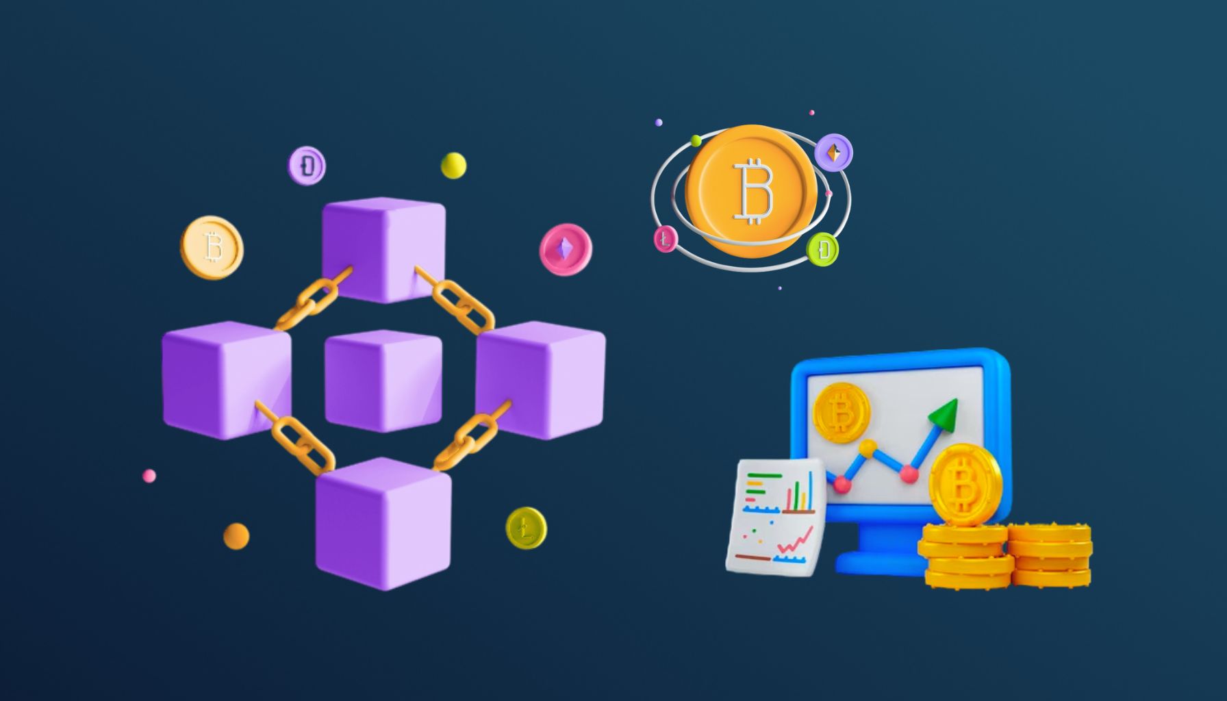 blockchain revenue transparency icon