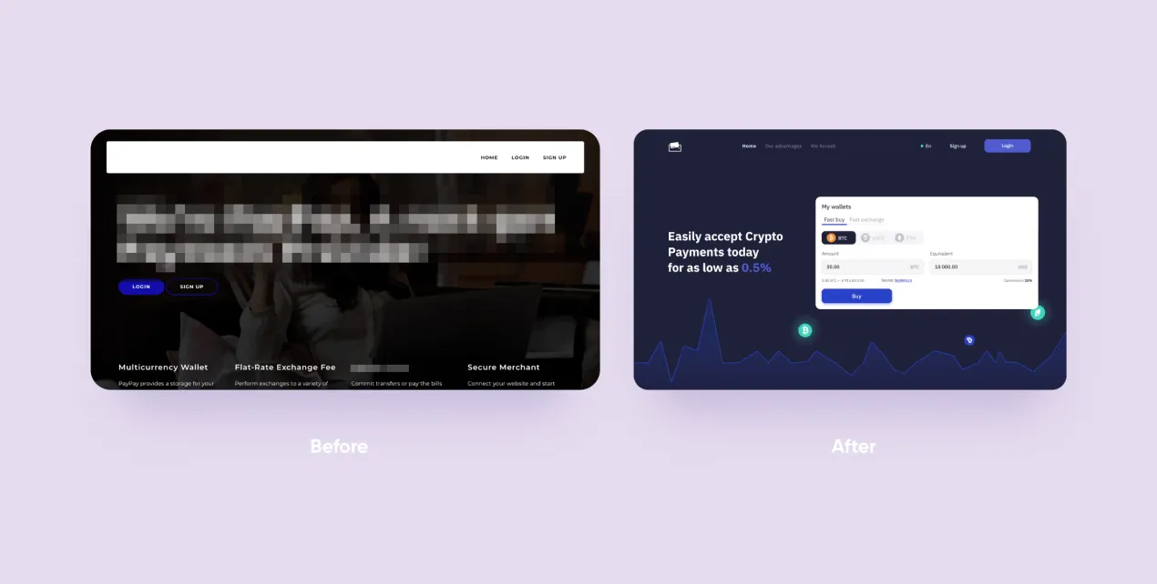 PayPay wallet crypto withdrawal interface