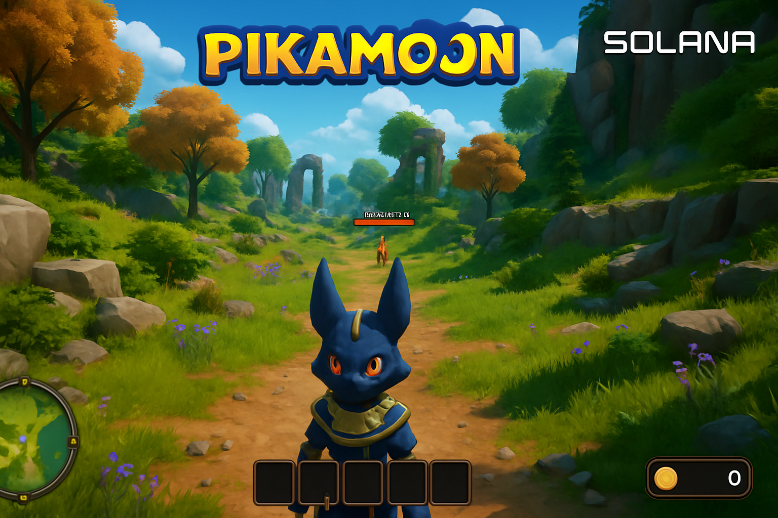 Pikamoon Game Solana RPG screenshot