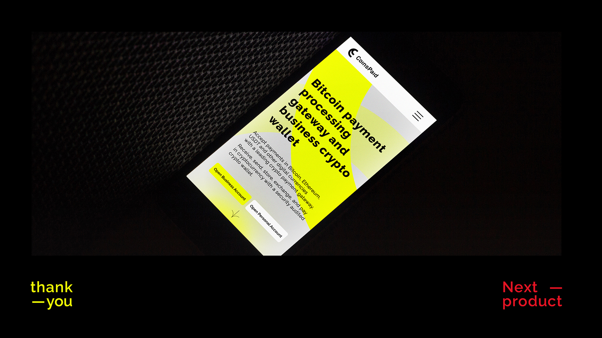 CoinsPaid crypto card