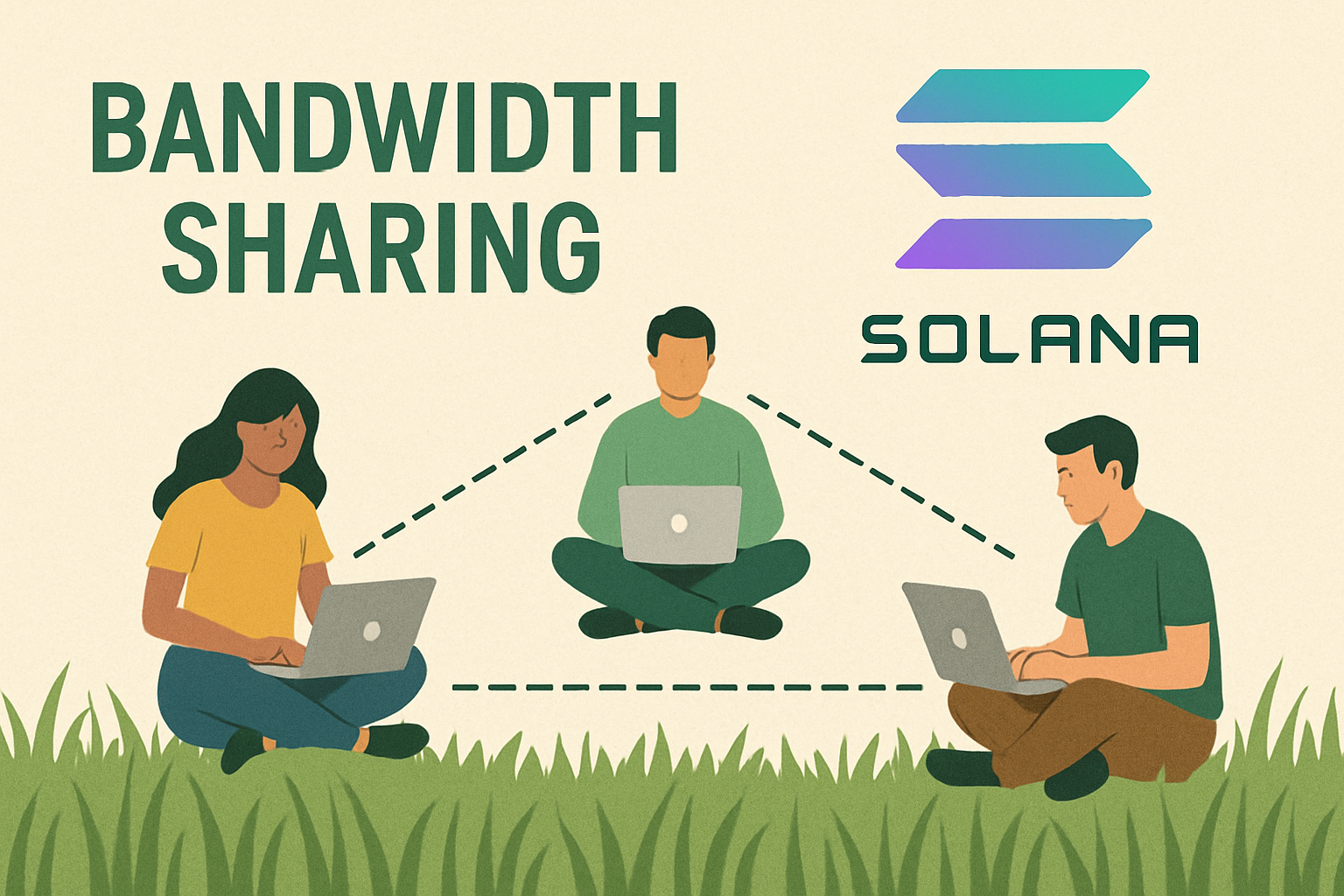 Grass bandwidth sharing Solana
