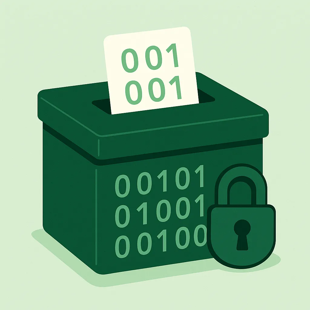 governance voting ballot icon