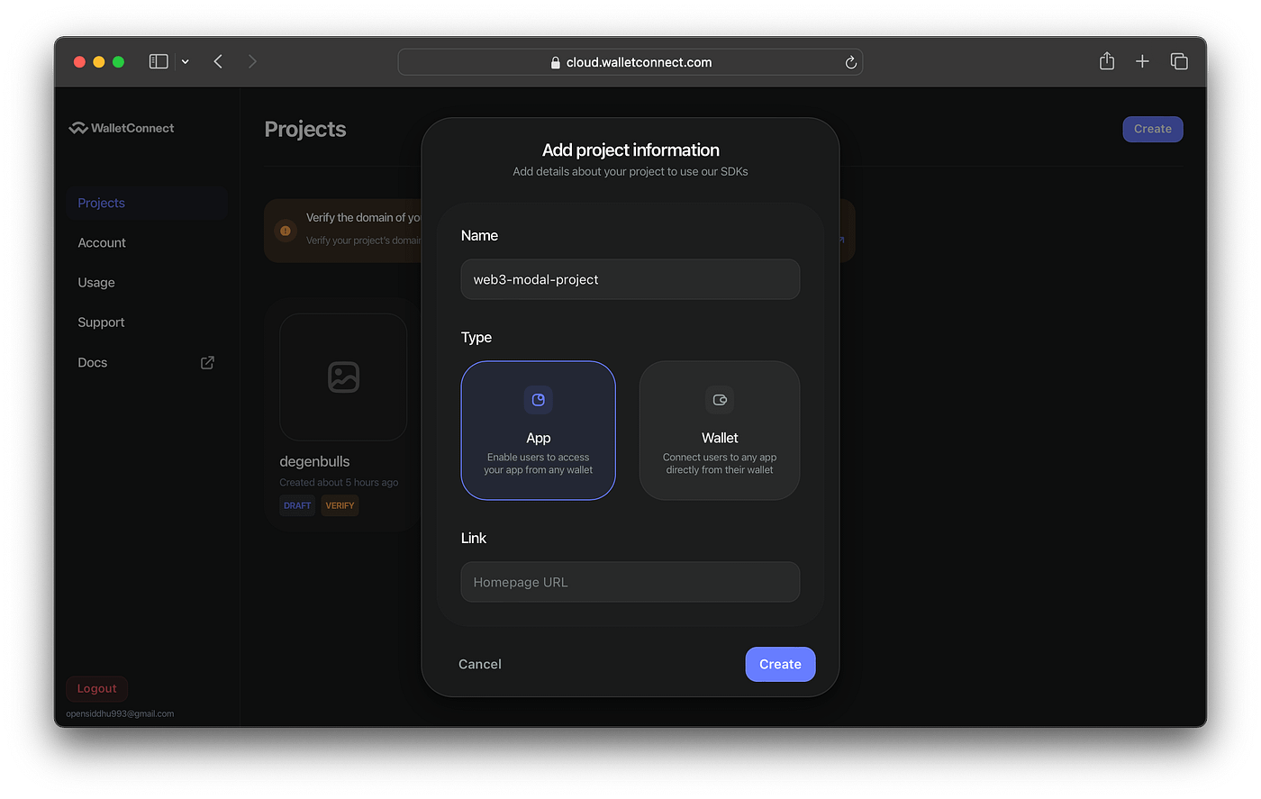 Web3 frontend SDK wallet proof integration