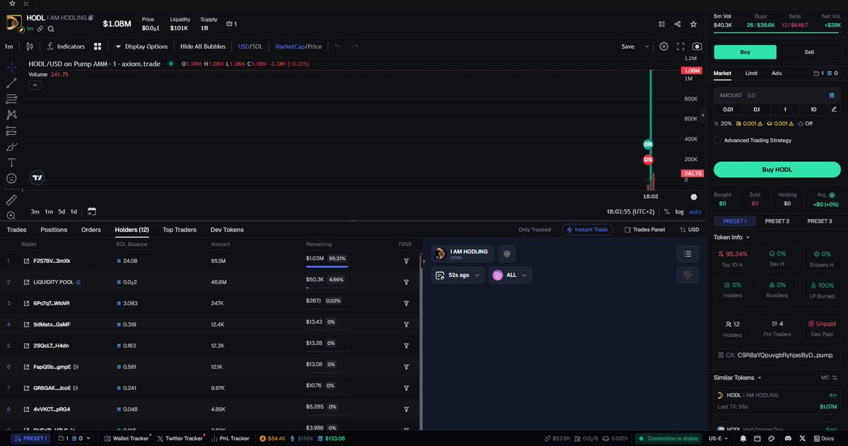 Hodl Hodl platform screenshot